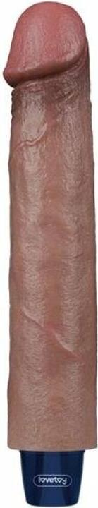Productafbeelding Lovetoy 9" REAL SOFTEE Oplaadbare Silicone Vibrerende Dildo