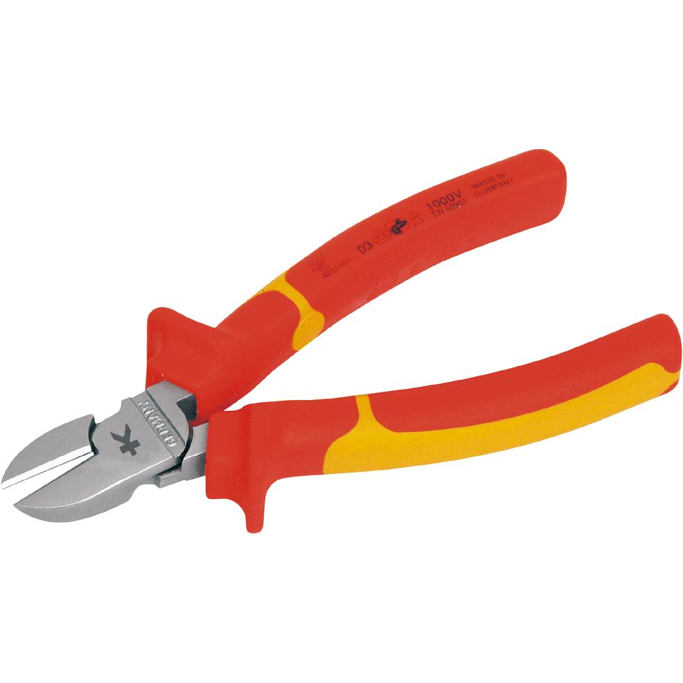 Kraftwerk, Bolzenschneider + Seitenschneider, KW hightech VDE-Seitenschneider (180 mm)
