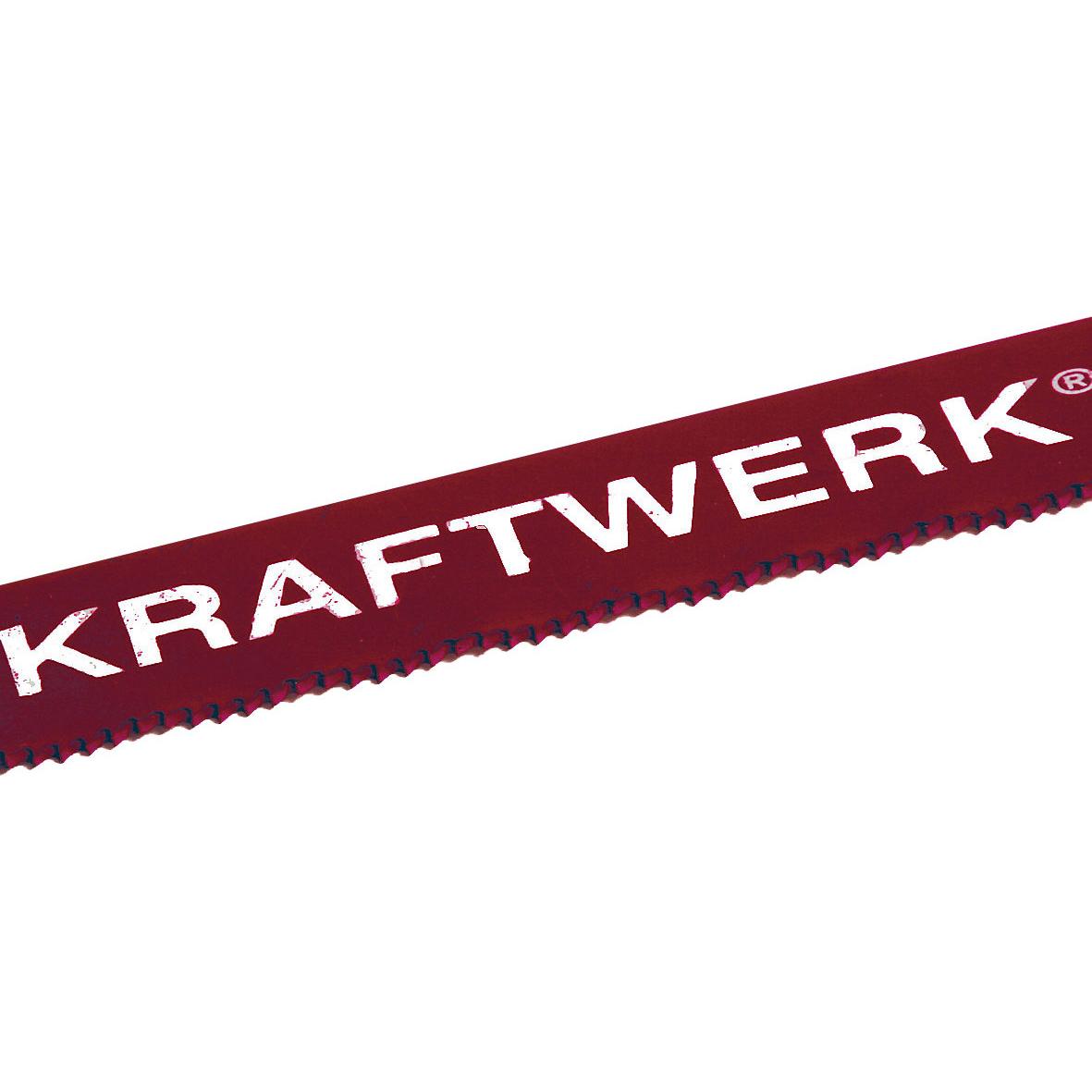 Kraftwerk, Handsäge, Handsägeblatt HSS Bimetall Z.