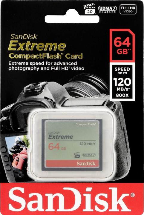 Image du produit SanDisk Extrême (64 Go, CF)