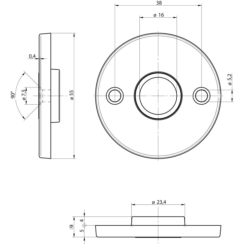 Thumbnail - Mega, Türgriff + Fenstergriff, Drücker- und Schlüsselrosetten (Türrosette)