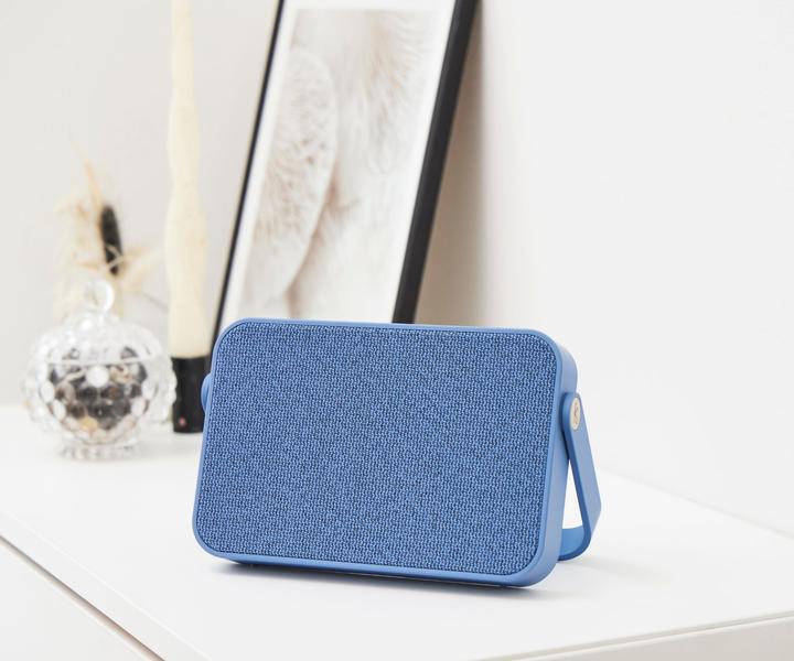 Actual product image Kreafunk aGROOVE+ speaker - River Blue (KFWT184) (30 h, Rechargeable battery operated, Electrical connection)