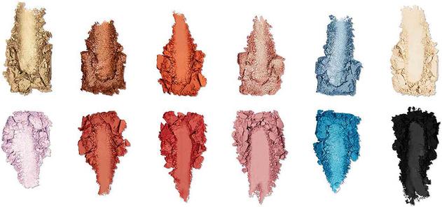 Immagine prodotto Illamasqua Palette Expressionist Artistry (Non sbiancato (champagne shimmer), Think Zinc (rosa chiaro shimmer), Vivid Crimson (rosso opaco), Setole asciutte (nero opaco), Terra di Siena bruciata (terracotta opaca), Primer per tele (bianco opaco), Deeestorted (blu scuro shimmer), Ambra Umber (arancione opaco), S'cream (bronzo shimmer))