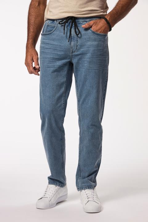 Actual product image JP1880 Slip-on jeans FLEXNAMIC®, denim, modern fit, 5-pocket, dirty denim (3XL)