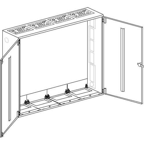 ABN, Verteilerschrank Zubehör, S46 System-GehÃ¤use IP43 schutzis.1050x950mm