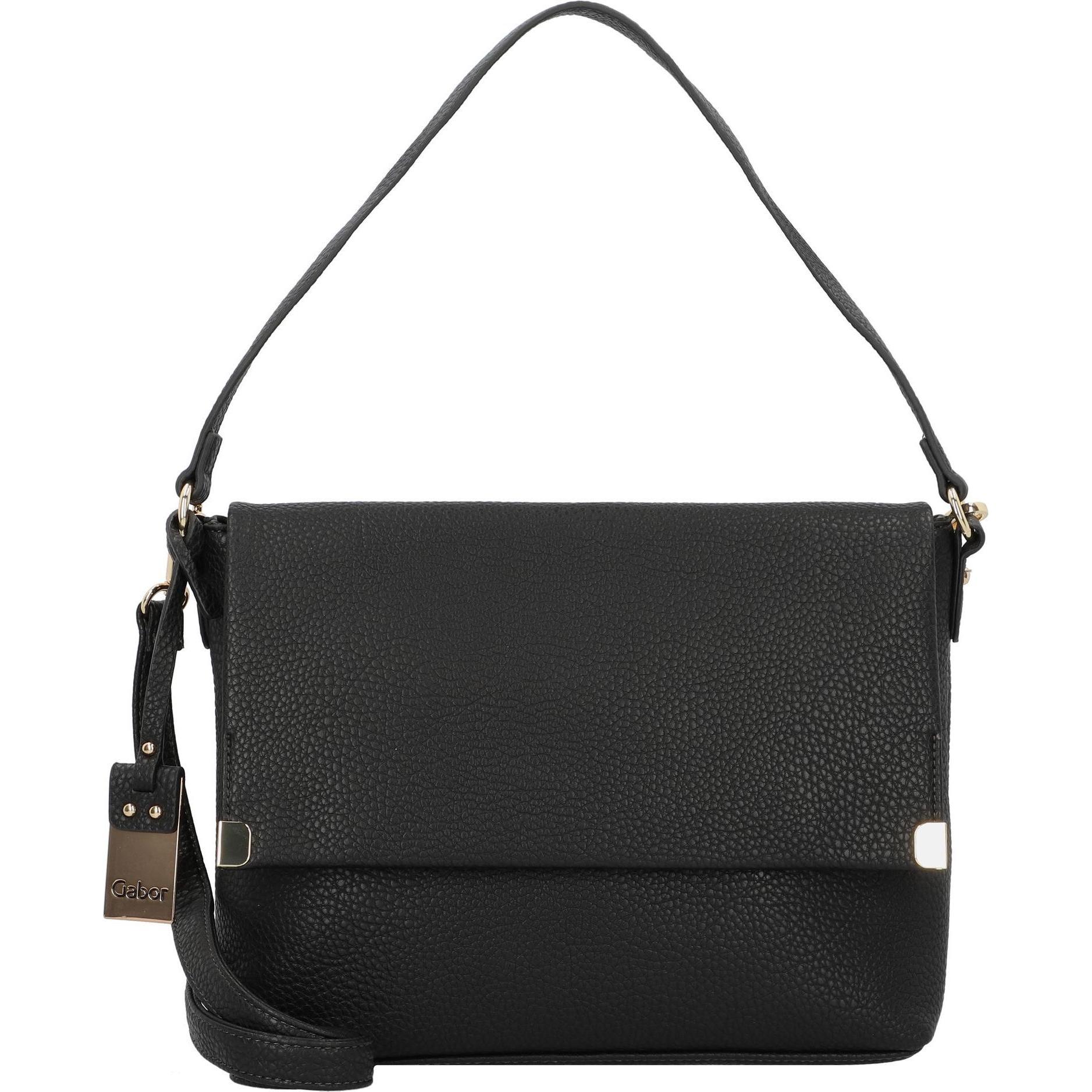 Gabor, Handtasche, Gela Schultertasche 33 cm, Schwarz