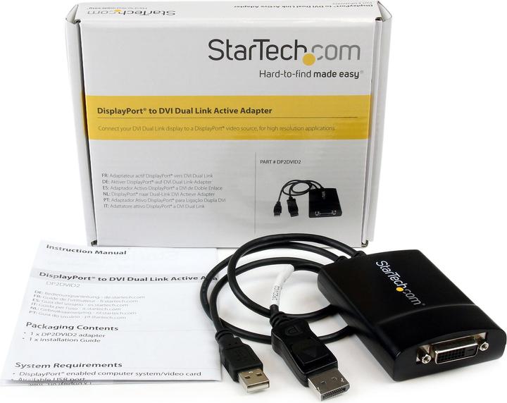 Immagine prodotto StarTech Adattatore Attivo Da DP A Dvi dl dl Attivo (DVI, 54.90 cm)
