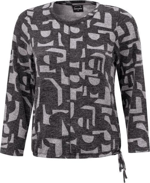 Produktbild Artime Pullover mit Allover-Print, Kordelzug am Saum (M)
