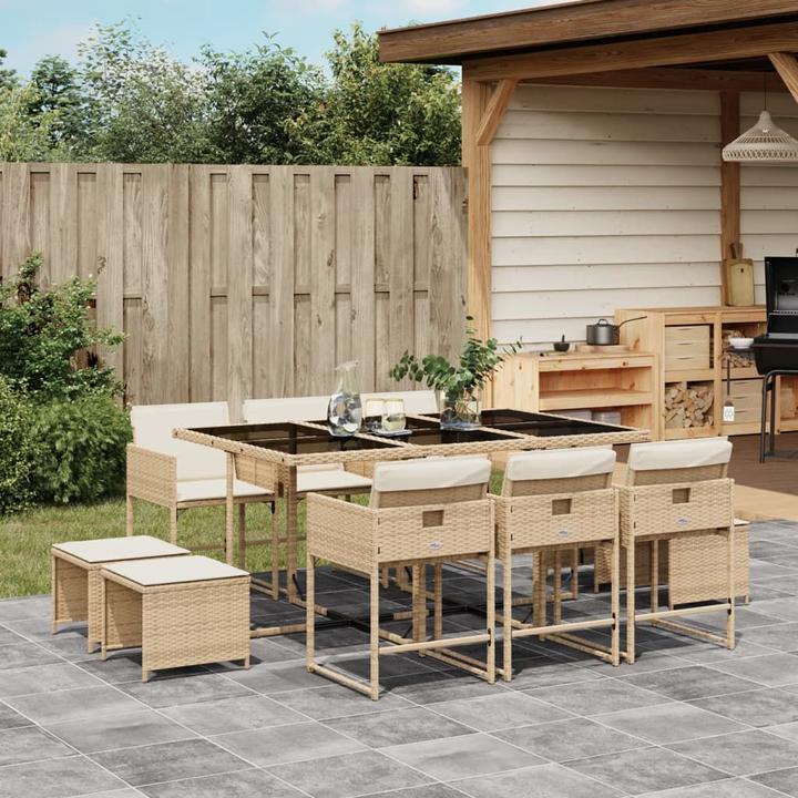 Produktbild vidaXL Garten Essgruppe (165 x 106 x 73 cm)