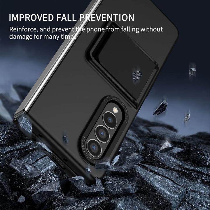 Produktbild König Design Hülle Handy Schutz für Samsung Galaxy Z Fold3 5G Case Cover Tasche Flip Etui Neu (Samsung Galaxy Z Fold3 5G)