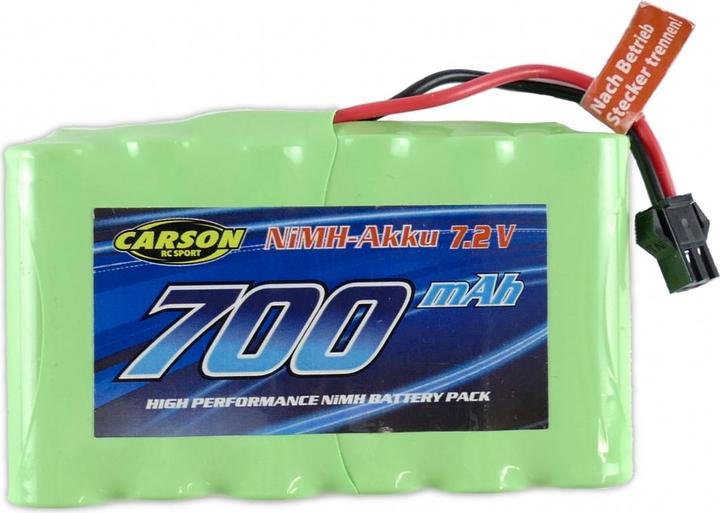 Actual product image Carson Replacement battery NIMH 7.2V 700 MAH JST connector (7.20 V, 700 mAh)