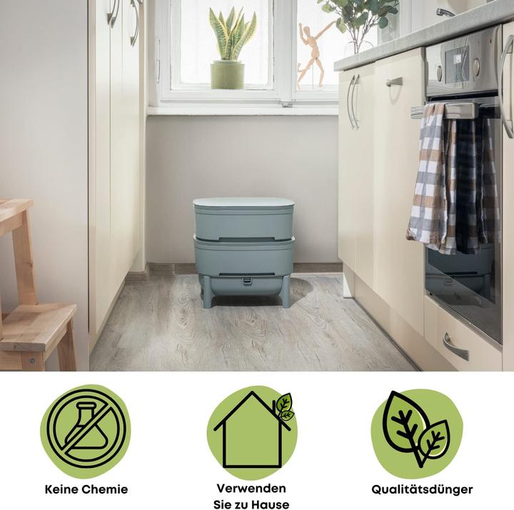 Actual product image Plastia Worm Composter Grey (30 l)