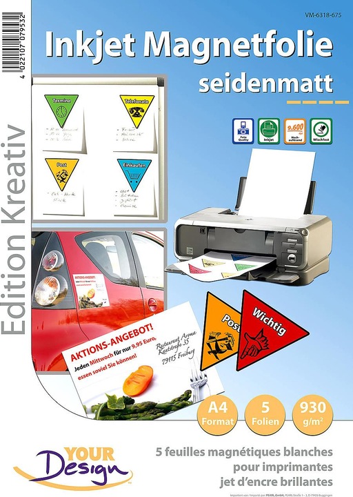 Produktbild Your Design Inkjet-Magnetfolien (5 x)