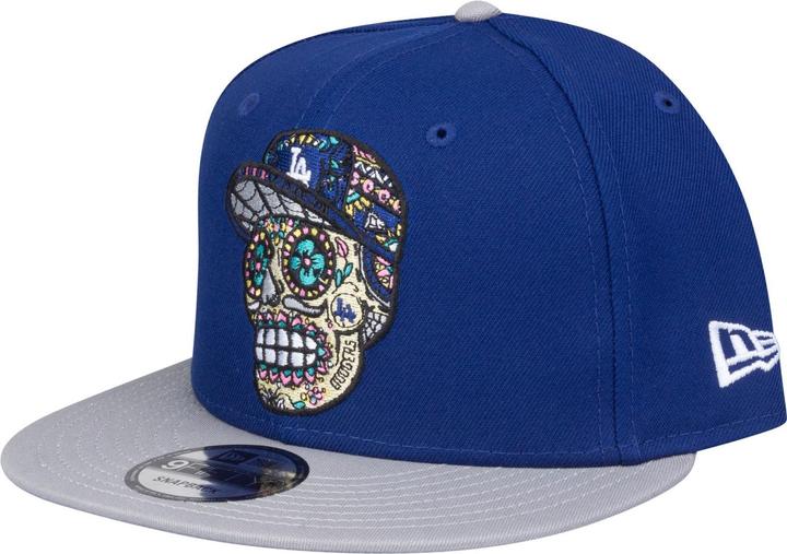 Produktbild New Era 9Fifty Snapback Cap - Skull Los Angeles Dodgers (One Size)
