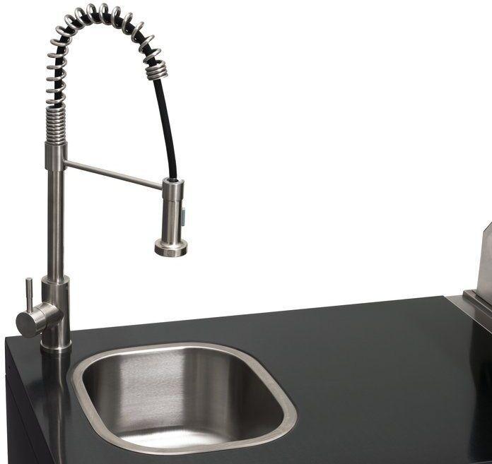 Mustang Black Diamond 6+2 Gas Grill and Summer Kitchen with Refrigerator