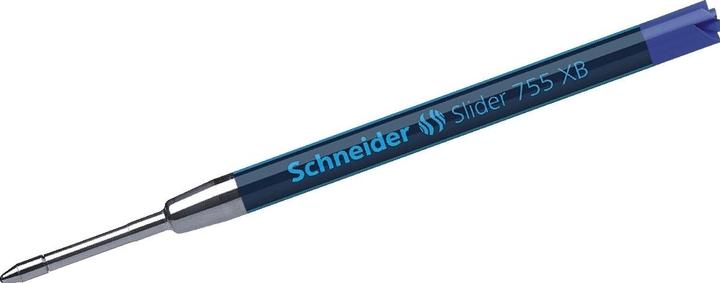 Actual product image Schneider Large capacity refill Slider 755 (10 Piece, Blue, 1 mm)