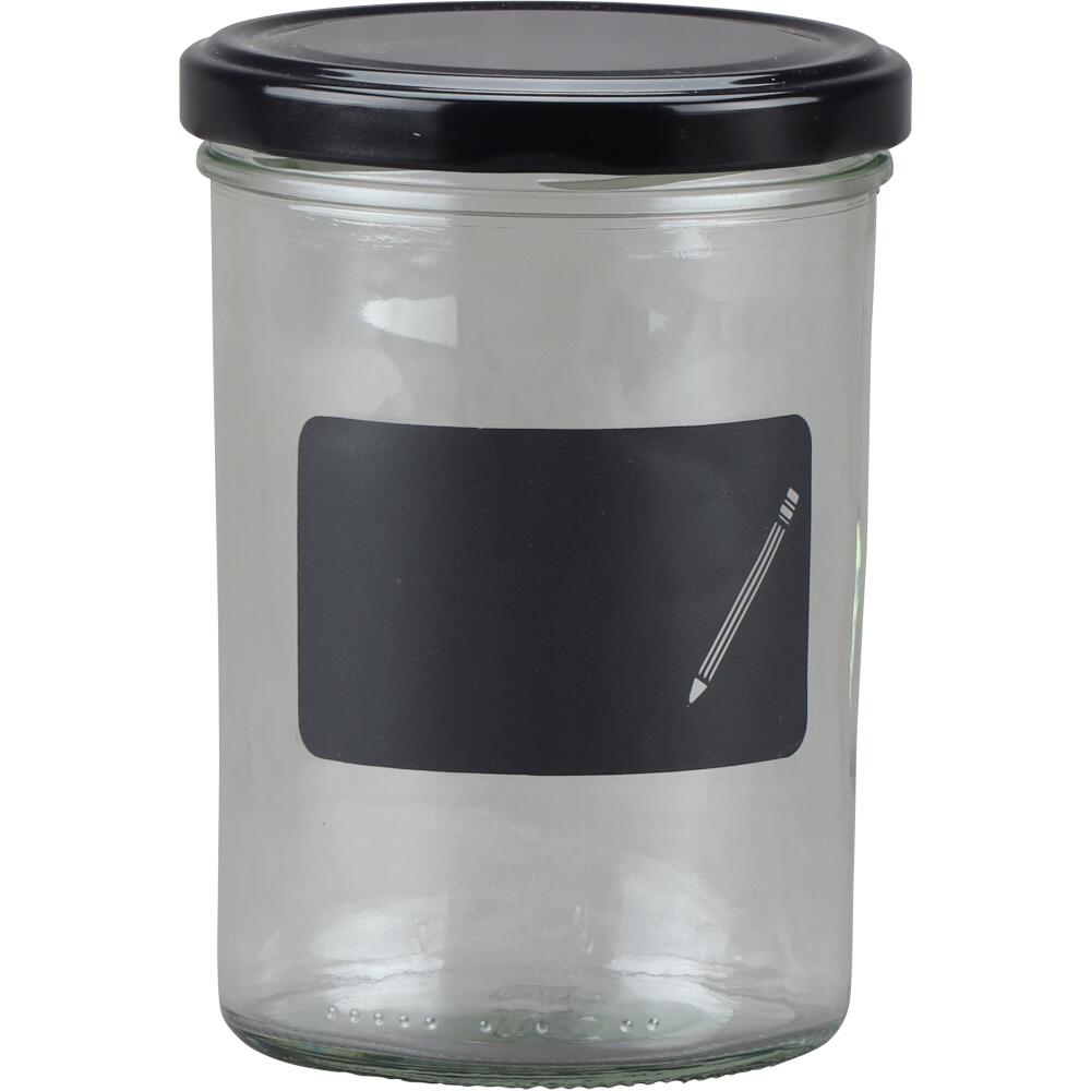 Siena Home Sturzglas, Einmachgläser, Schwarz