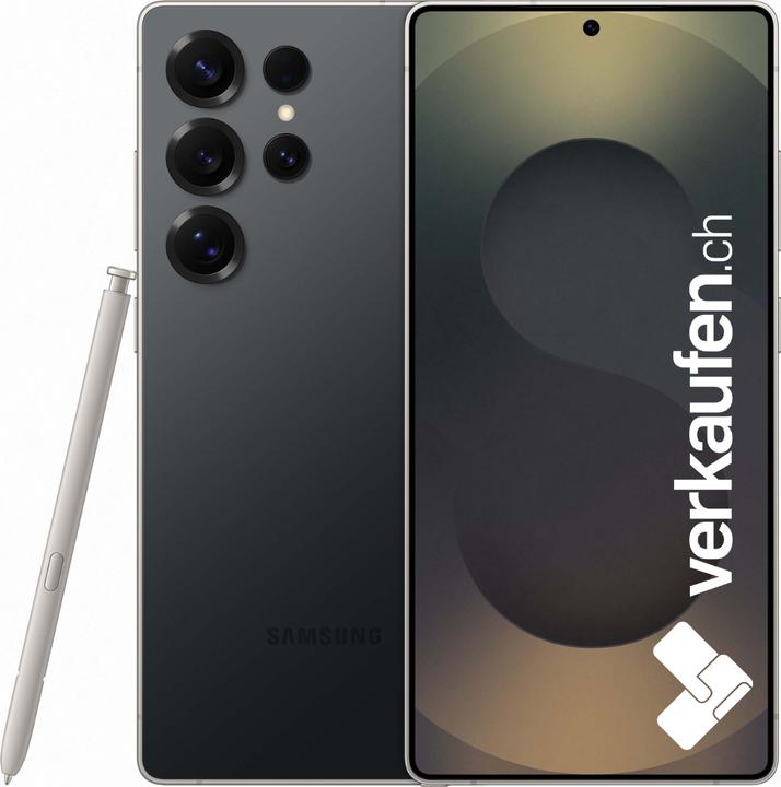 verkaufen.ch Galaxy S25 Ultra (512 Go, Titanium Black, 6.90", 200 Mpx, SIM + eSIM, B / Très bon)