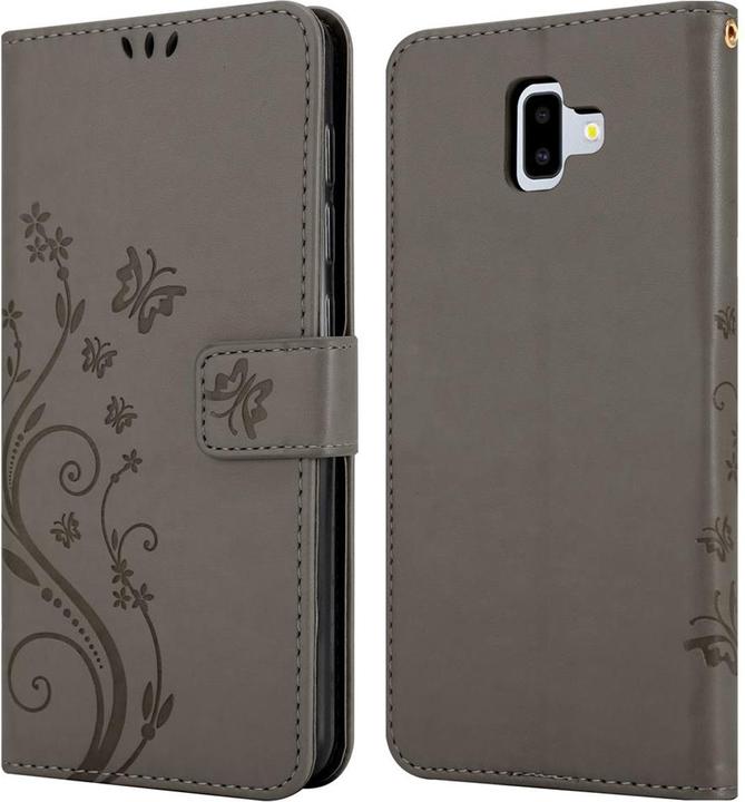 Actual product image Cadorabo Flower Book Cover (Samsung Galaxy J6+)