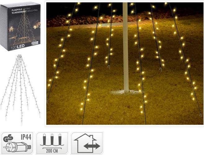 Actual product image Mondex Maszt 120led Balta Ciepły (0.14 m)
