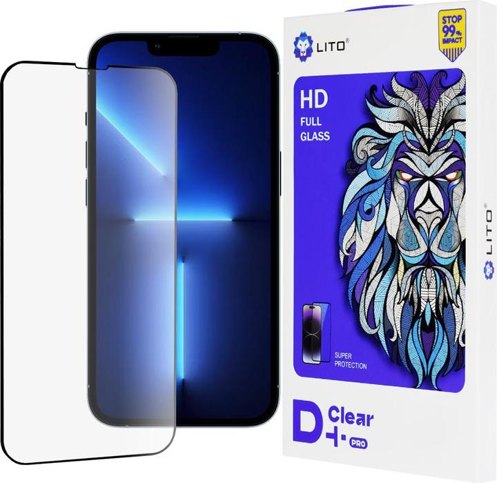 Produktbild Lito - D+ Pro Clear - iPhone 13 Pro Max / iPhone 14 Plus - Black (1 Stück, Apple iPhone 13 Pro Max, Apple iPhone 14 Plus)