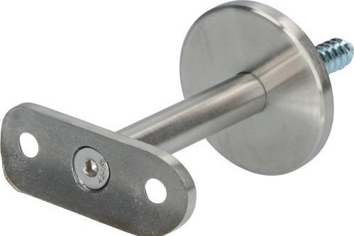 OK-Line Handlaufst+AMMAvA-tzen Modell 08 mit Wandscheibe flach (Edelstahl)