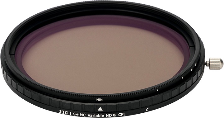 Produktbild JJC F NC58 2 In 1 Variable ND + CPL Filter (ND- / Graufilter, Polarisationsfilter, 58 mm)