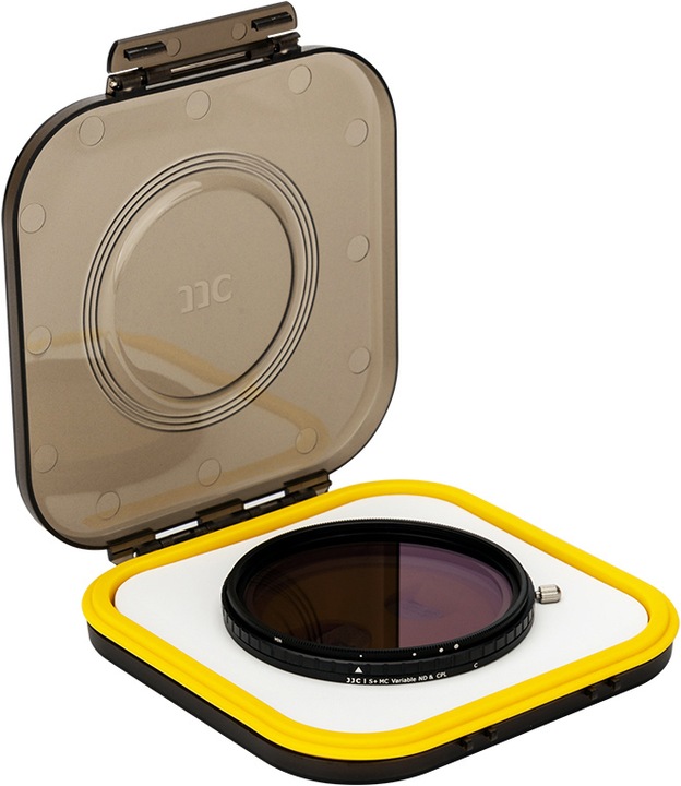 Produktbild JJC F NC58 2 In 1 Variable ND + CPL Filter (ND- / Graufilter, Polarisationsfilter, 58 mm)