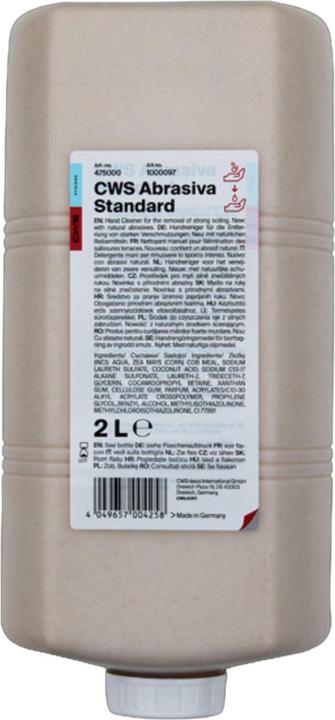 Produktbild CWS Handreiniger Abrasiva Seife 2000 ml, 8er Pack (Flüssigseife, 16000 ml)