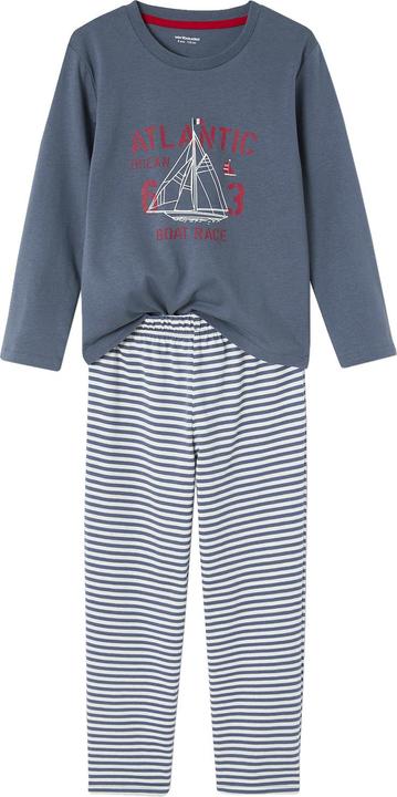 Produktbild Vertbaudet 2er-Pack Jungen Schlafanzüge mit Boot, Jersey (116)