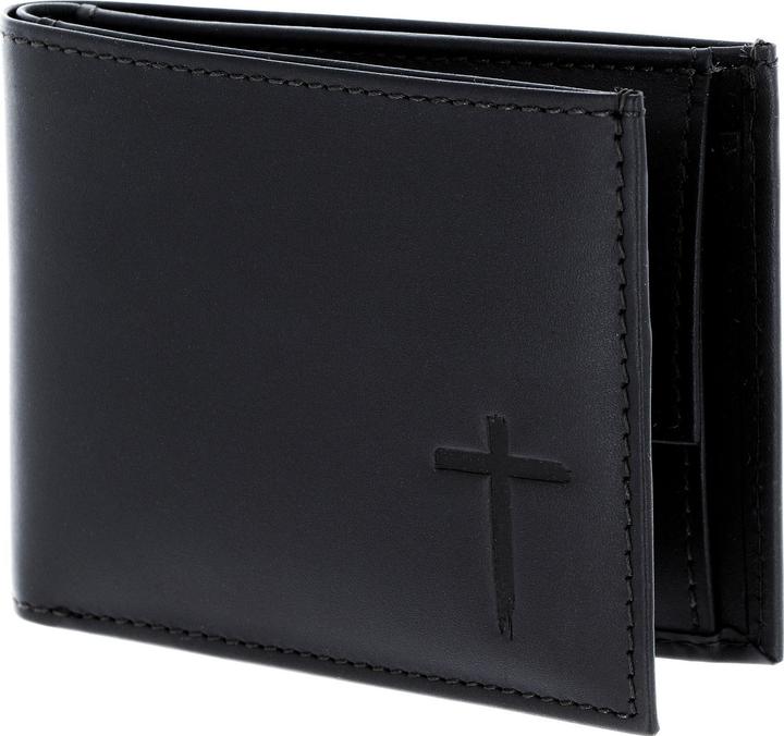 Freedom Cross Embossed Black