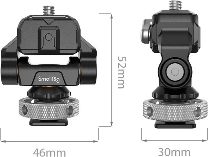 Produktbild SmallRig 3514 Drop in HawkLock Mini Schnellwechsel Monitorhalterung mit Cold Shoe