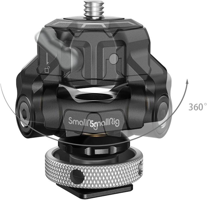 Produktbild SmallRig 3514 Drop in HawkLock Mini Schnellwechsel Monitorhalterung mit Cold Shoe