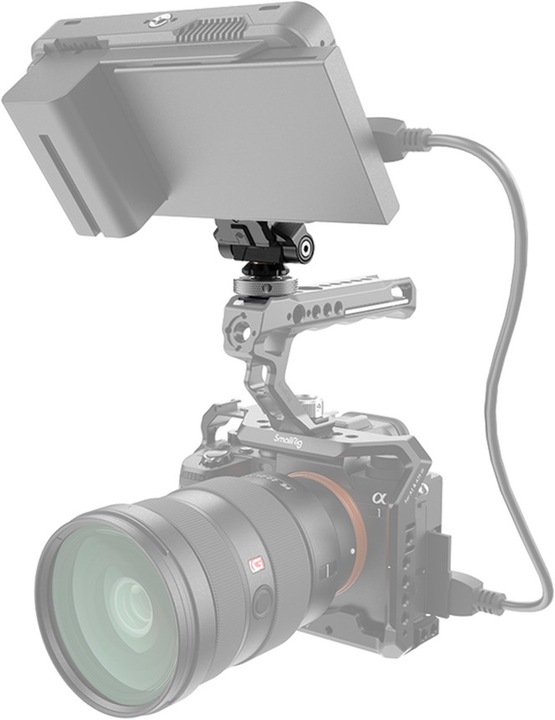 Actual product image SmallRig 3514 Drop in HawkLock Mini Quick Release Monitor Mount with Cold Shoe