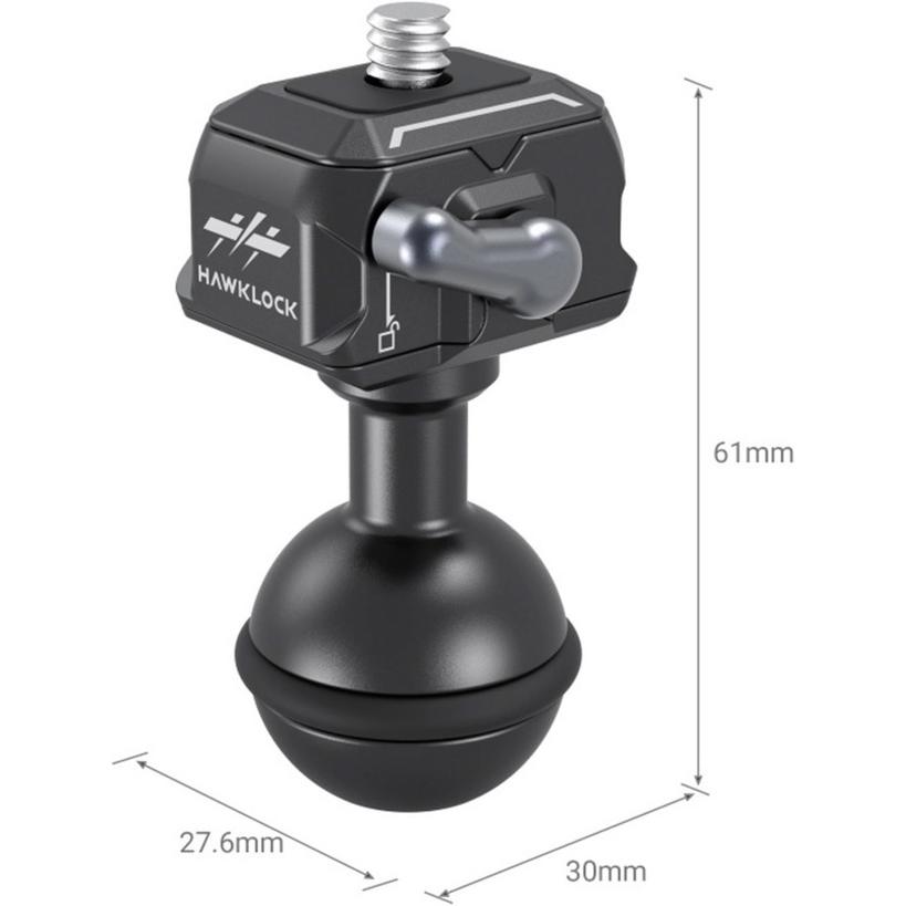 Thumbnail - SmallRig 3600 Drop in HawkLock Mini Schnellspanner 1/4" 20 Kugelkopf, Video Zubehör