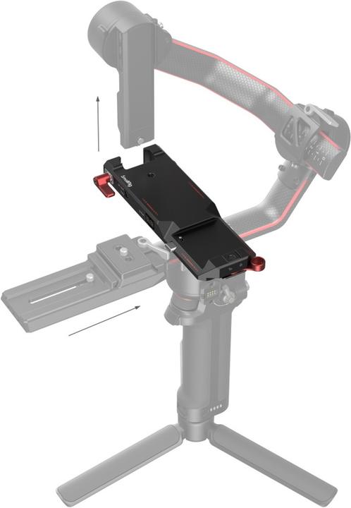 Produktbild SmallRig 3251 Power Pass Through Plate fÃ¼r DJI RS2 (Gimbal Montageplatte)