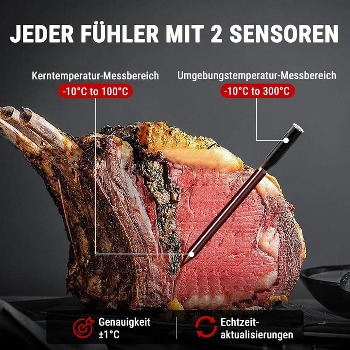 Produktbild ThermoPro Twin TempSpike Fleischthermometer