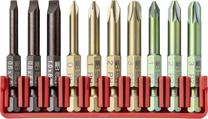 Immagine prodotto PB Swiss Tools Bit impostato (Croce Phillips PH, Croce Pozidriv PZ)