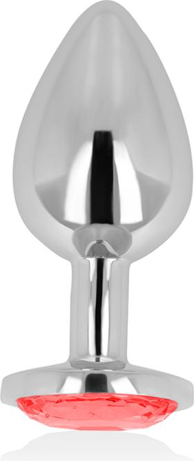 Produktbild Ohmama Anal Plug Metal Red 9 cm