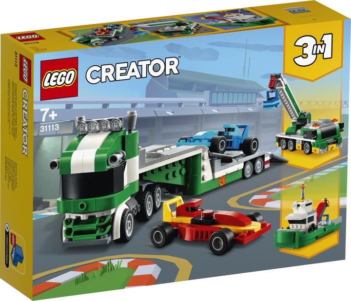 Produktbild LEGO Rennwagentransporter (31113, LEGO Creator 3-in-1)