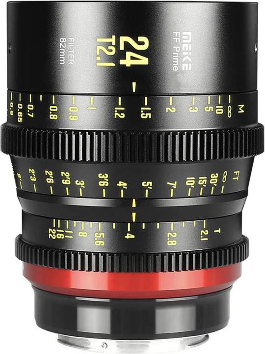 Productafbeelding Meike Prime 24mm T2.1 Cine-objectief Volformaat E-vatting (Sony E, PL, Volledig formaat)