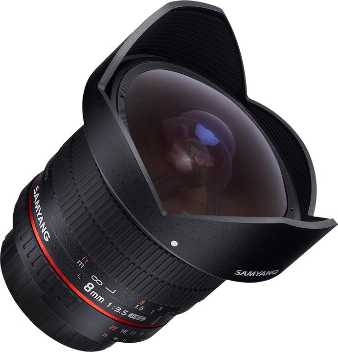 Actual product image Samyang 8mm f/3.5 Asph IF MC Fisheye CSII DH - Nikon F (Nikon F, APS-C / DX)