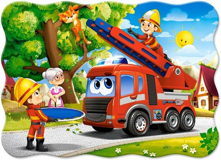 Immagine prodotto Castorland Pompieri alla riscossa, puzzle da 30 pezzi (30 pezzi)