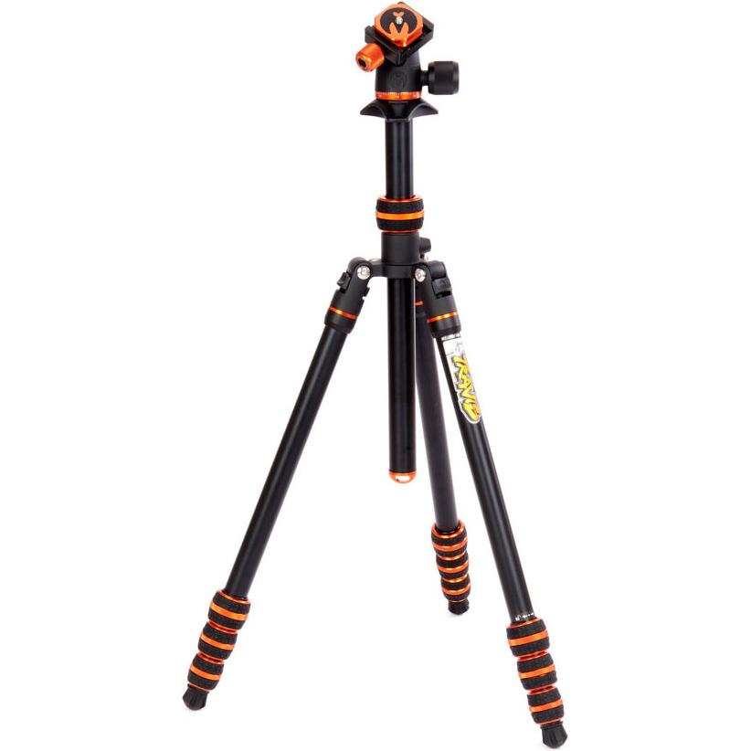 3 Legged Thing Punks Travis 2.0 mit Airhed Neo 2.0 Schwarz (Metall), Stativ, Schwarz