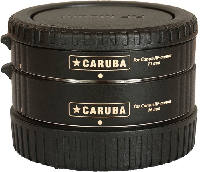 Actual product image Caruba Extension Tube Set Canon Chrome (Type II) RF SERIES (for Canon RF cameras) (Macro intermediate ring, Canon RF)