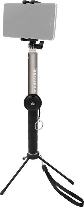 Produktbild Caruba Selfie Stick GroÃ Bluetooth Grau