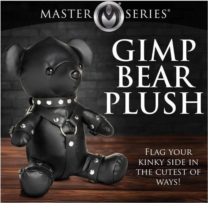 Actual product image Master Series XR Brands - Gimp Bear - Black