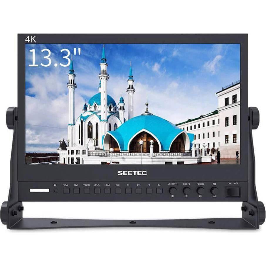 Feelworld SEETEC 13.3" Aluminum Design IPS 1920x1080 Pro Broadcast LCD Monitor with 3G SDI HDMI AV (13.30"), Video Monit...