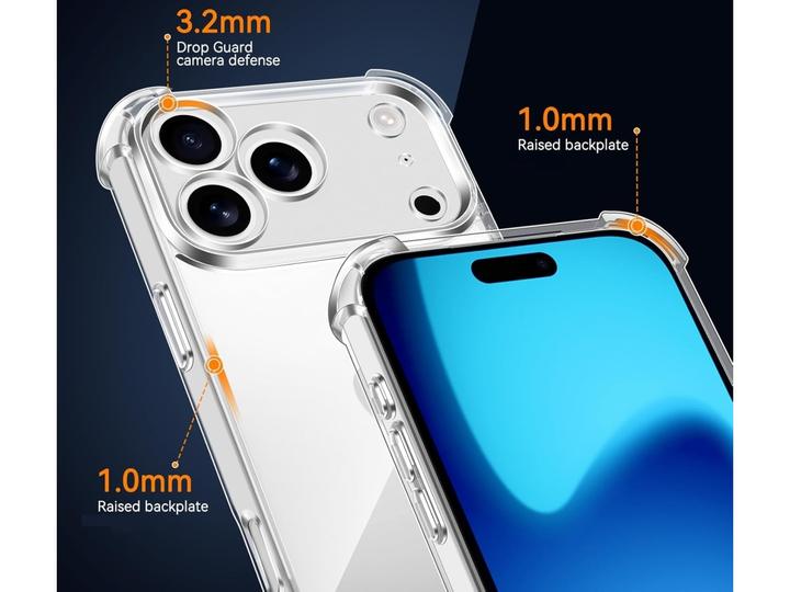 Immagine prodotto Screenguard Crystal Soft Airbag Bumper Hülle (Apple iPhone 17 Pro Max)