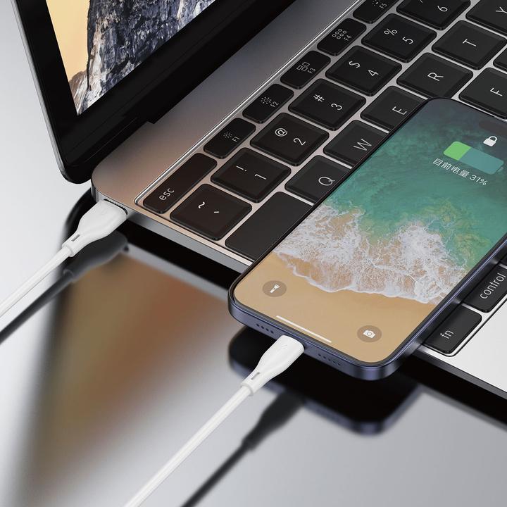 Produktbild Dudao Lightning - Lightning 1 Meter White (1 m, USB 2.0)